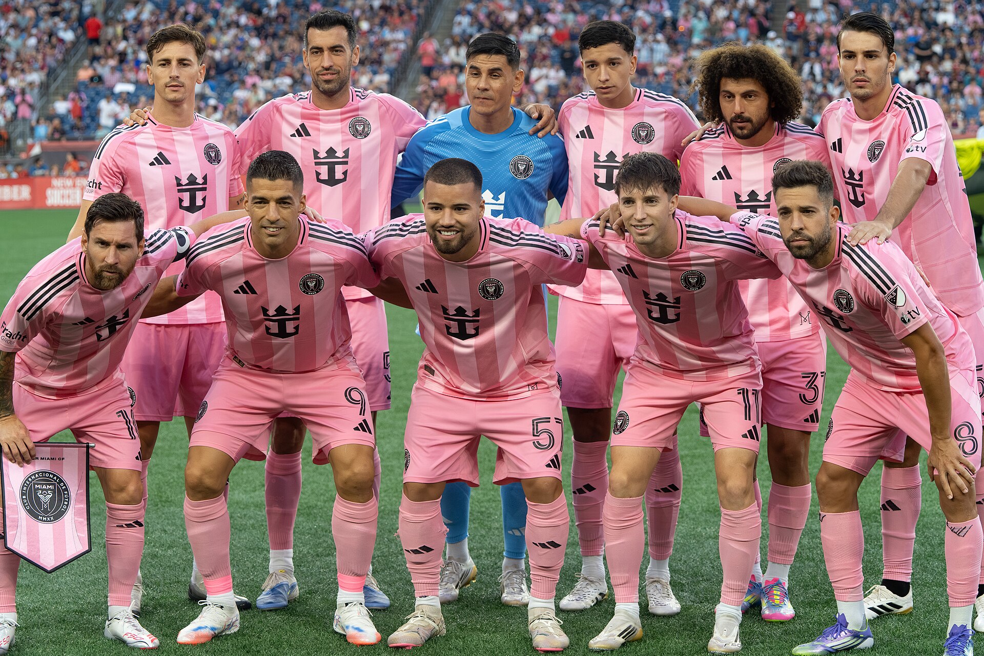 Inter Miami Starting XI during New England Revolution vs Inter Miami on July 9, 2025