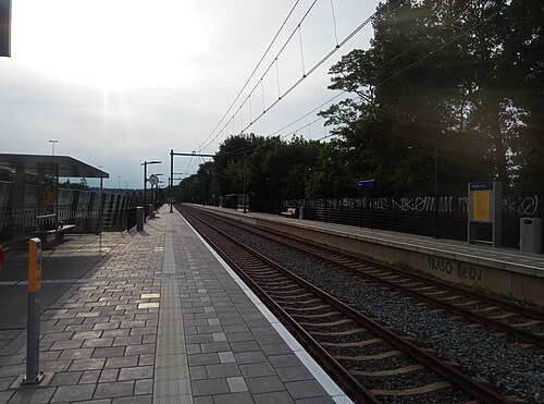 Train station Maarn The Netherlands jun 2020