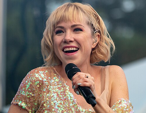 Carly Rae Jepsen performing at at Riverfest Elora 2018
